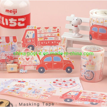 Release Paper with Special Oil Printing Masking Tape for Decoration